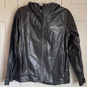Columbia OutDry Women's Rain Coat, Size Medium, Black